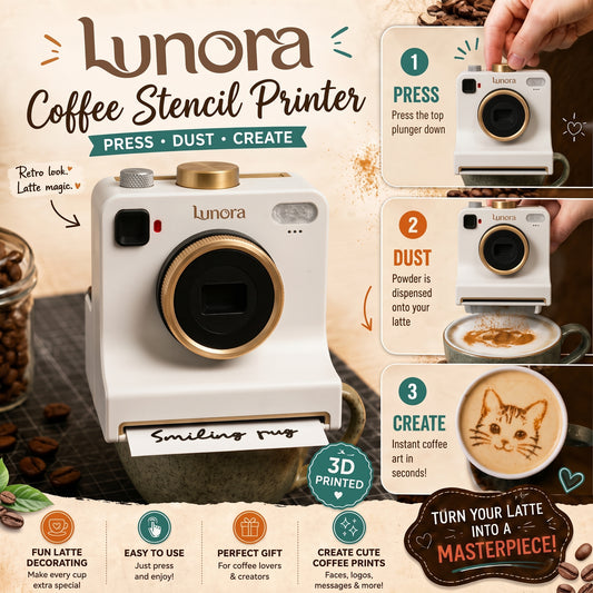 Impresora de plantillas para café Lunora